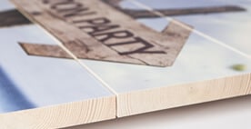 Foto op hout afdrukken? Goedkoop 25% korting!